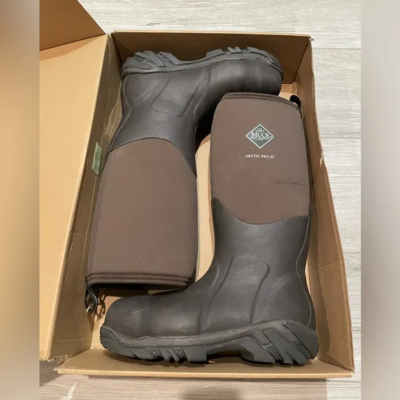 Muck Arctic Pro Bark STEEL TOE Extreme Work Boots Insulated Men’s Size 9