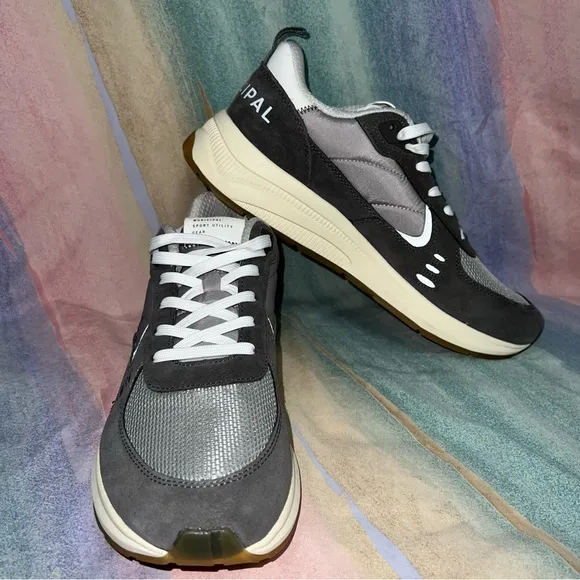 Municipal Origin Sneakers Shoes Mens Size 12 - 12.5 gray gray gum