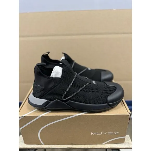 Muvez Traveler Hybrid Sneakers Indoor Outdoor Shoes Black Mens 10 /Womens 11 NIB
