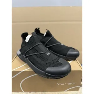 Muvez Traveler Hybrid Sneakers Indoor Outdoor Shoes Black Mens 10 /Womens 11 NIB