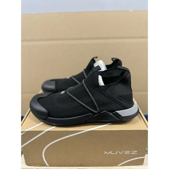 Muvez Traveler Hybrid Sneakers Indoor Outdoor Shoes Black Mens 10 /Womens 11 NIB