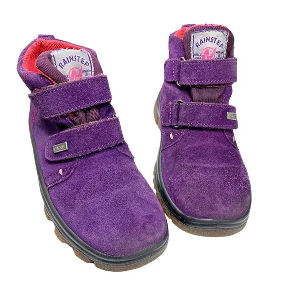 Naturino Rainstep  Purple‎ Suede Waterproof Winter Boots