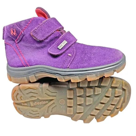 Naturino Rainstep  Purple‎ Suede Waterproof Winter Boots