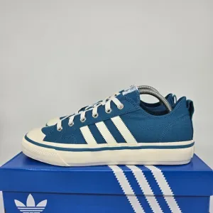 New adidas Lifestyle Nizza RF 74 Active Teal Off White Men's Shoes Size 11.5