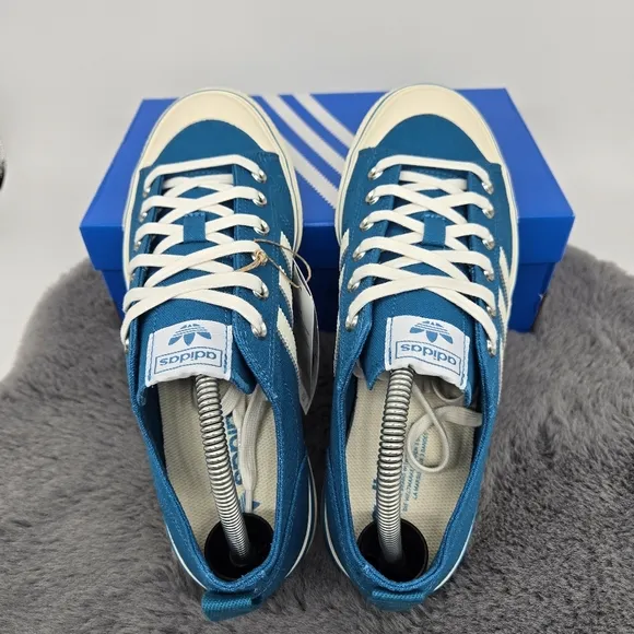 New adidas Lifestyle Nizza RF 74 Active Teal Off White Men's Shoes Size 11