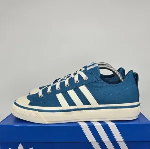 New adidas Lifestyle Nizza RF 74 Active Teal Off White Men's Shoes Size 11