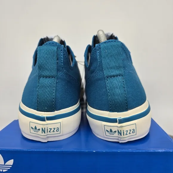 New adidas Lifestyle Nizza RF 74 Active Teal Off White Men's Shoes Size 11