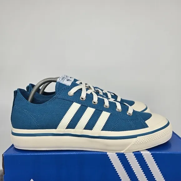 New adidas Lifestyle Nizza RF 74 Active Teal Off White Men's Shoes Size 11