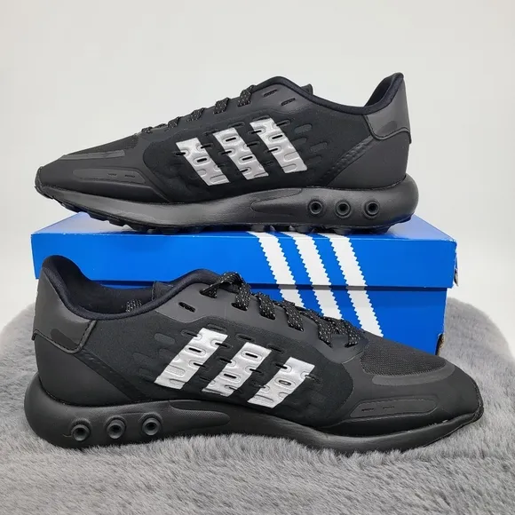 New Adidas Originals La Trainer 3 III Men's Training Shoes Black Size 9.5