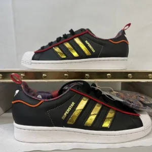 NEW Adidas Originals Superstar Chinese New Year Of Ox Black S24184 Gold Men 5.5