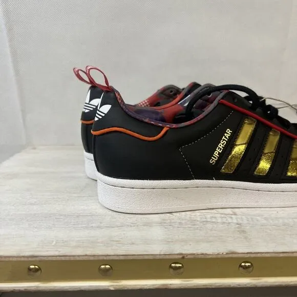NEW Adidas Originals Superstar Chinese New Year Of Ox Black S24184 Gold Men 5.5