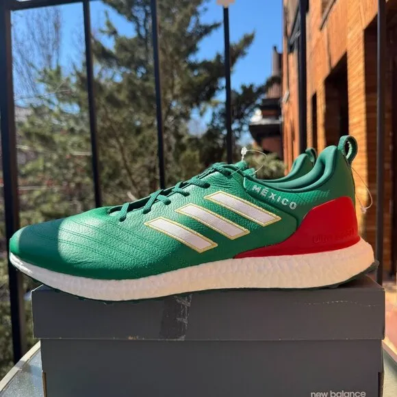 New Adidas Ultra Boost Copa World Cup Mexico Sneakers Shoes GW7272 Green Mens