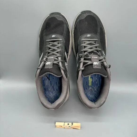 New Balance 1540v3 Men's 11 Black Castlerock Athletic Sneakers Lace-Up Low Top