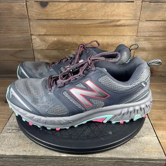 New Balance 412 v3 All Terrain Gray Trail Running Shoes Lace Up Women's Size 11B
