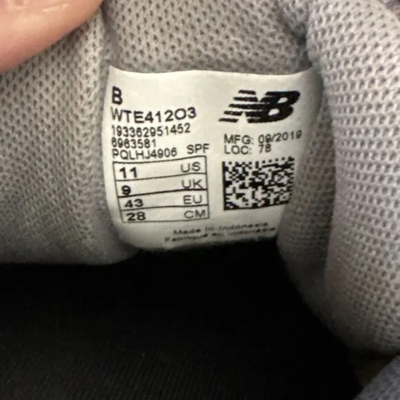 New Balance 412 v3 All Terrain Gray Trail Running Shoes Lace Up Women's Size 11B
