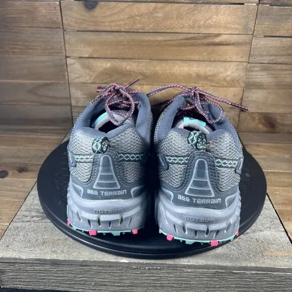 New Balance 412 v3 All Terrain Gray Trail Running Shoes Lace Up Women's Size 11B
