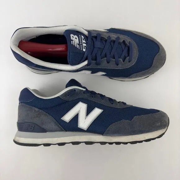New Balance 515 suede Retro blue running and training shoes