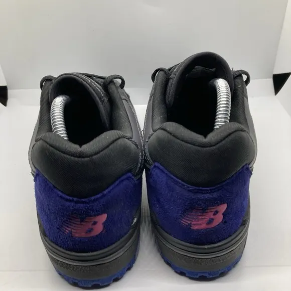 New Balance 550 Miami Nights Mens 10 Black Purple Shoes Sneakers BB550SSB