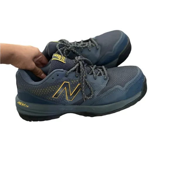 NEW BALANCE 589 Industrial Men’s Gray Steel Toe Sneakers Shoes