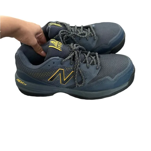 NEW BALANCE 589 Industrial Men’s Gray Steel Toe Sneakers Shoes