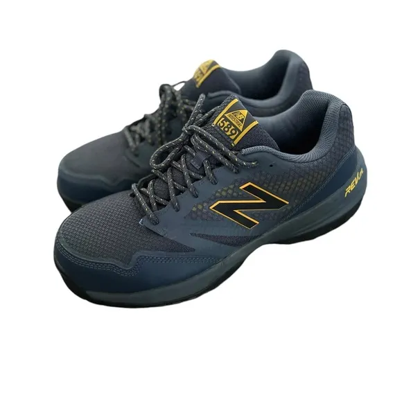 NEW BALANCE 589 Industrial Men’s Gray Steel Toe Sneakers Shoes