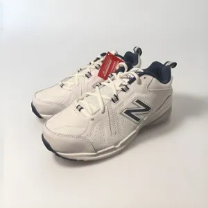 New Balance 608 White Navy Mens Training Sneaker Shoes MX608V5 NWT Size 8.5