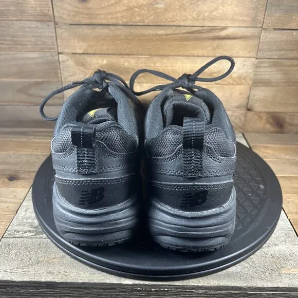 New Balance 626 Industrial Mens Size 9D Black Slip Resistant Lace Up Work Shoes