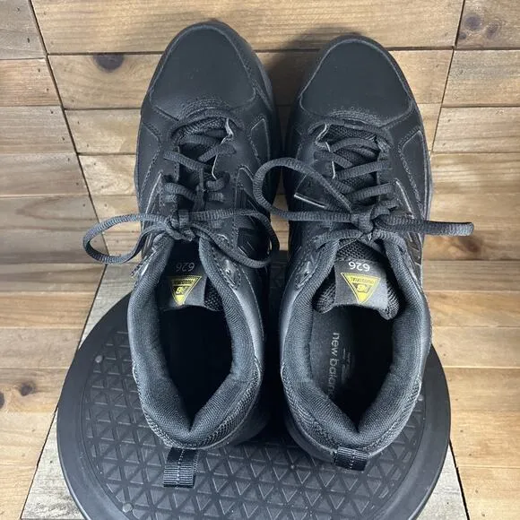 New Balance 626 Industrial Mens Size 9D Black Slip Resistant Lace Up Work Shoes
