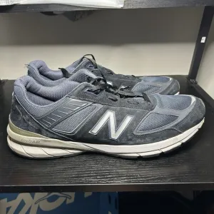 New Balance 990v5 Shoes Mens Size 16 2A Navy Blue Made In USA Sneakers M990NV5