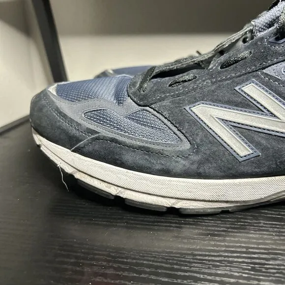 New Balance 990v5 Shoes Mens Size 16 2A Navy Blue Made In USA Sneakers M990NV5