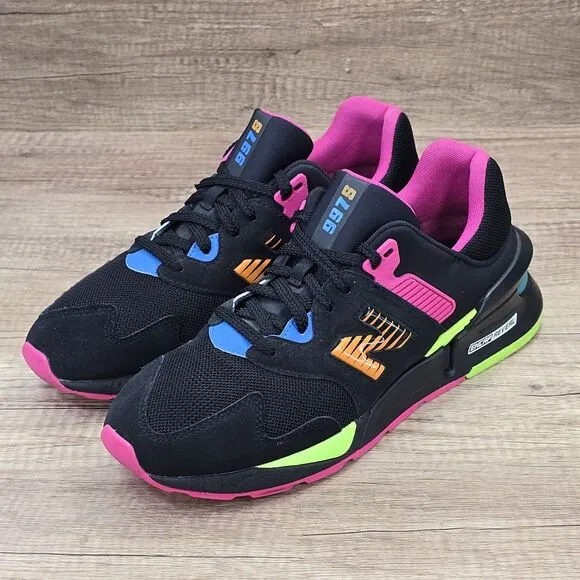 New Balance 997 Men's Size 10.5 D Black Multicolor Sneakers (MS997JAC)