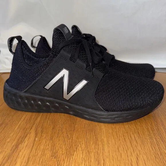 New Balance Fresh Foam Cruzv1 Reissue MCRZRBP1 Mens 9 Black Running Shoes LR1231