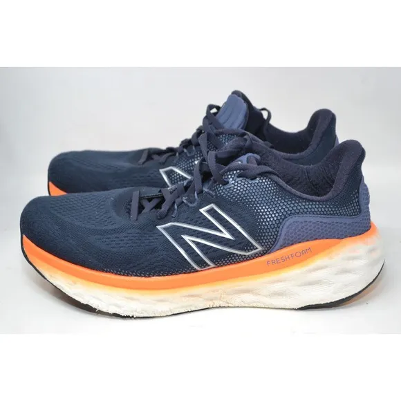 New Balance Fresh Foam More v3 Mens 12.5 4E Shoes Sneakers Blue Running Athletic