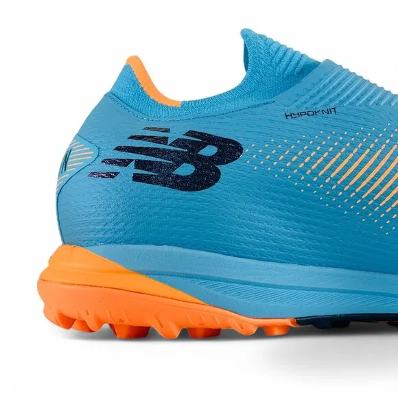 New Balance Furon Pro TF v7  Blue Orange Wide 2E Turf Men's Soccer Shoes SF1TS75