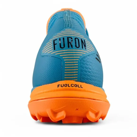 New Balance Furon Pro TF v7  Blue Orange Wide 2E Turf Men's Soccer Shoes SF1TS75