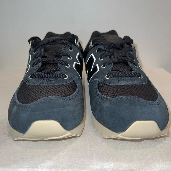 New Balance Kids Sneakers 574 Leisure-lace Up Charcoal Black Unisex Boys 5.5 NEW