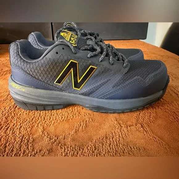 NEW‎ BALANCE Men’s Composite Toe 589 V1 Industrial Shoe Size 8.5 GUC. A 0303.