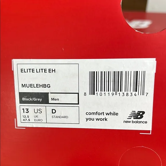 New Balance Men's Work &amp; Safety Shoes Elite Lite Size 13