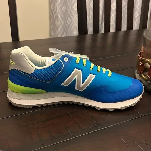 New Balance Reengineered 574 MTL574AL shoes sneakers new blue Mens Size 9.5