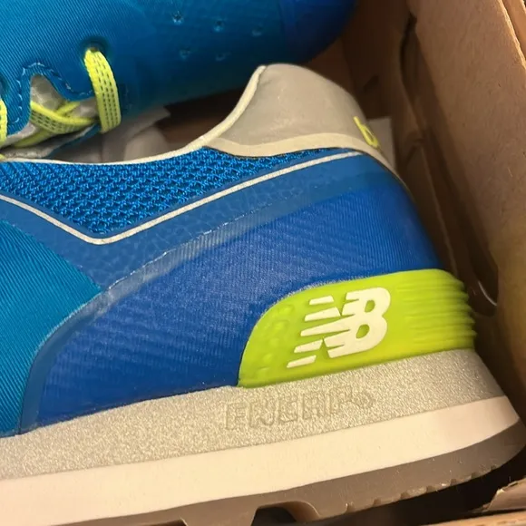 New Balance Reengineered 574 MTL574AL shoes sneakers new blue Mens Size 9.5