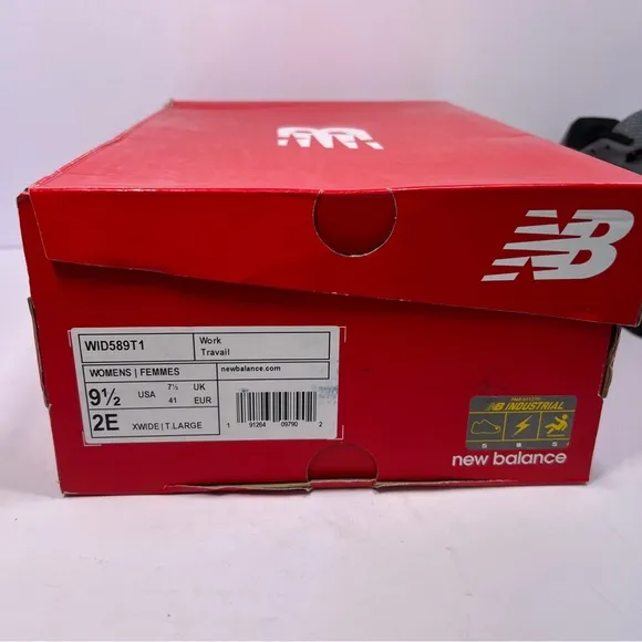 New Balance WID589T1 Women’s Composite Toe Revlite Work Shoes Size 9.5