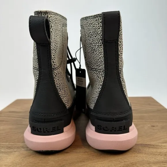 New Big Kids Sorel Explorer Lace Waterproof Suede Winter Snow Boots Size 6 Y