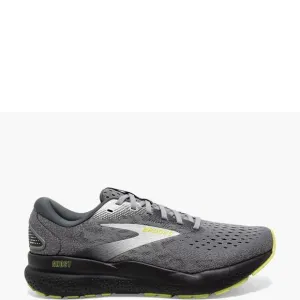 NEW BROOKS men's ghost 16 running shoes in primer/grey/lime