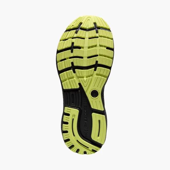 NEW BROOKS men's ghost 16 running shoes in primer/grey/lime