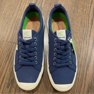 NEW Cariuma MINERAL BLUE Low Top Canvas Sneakers Shoes Women’s 10 Men’s 8.5