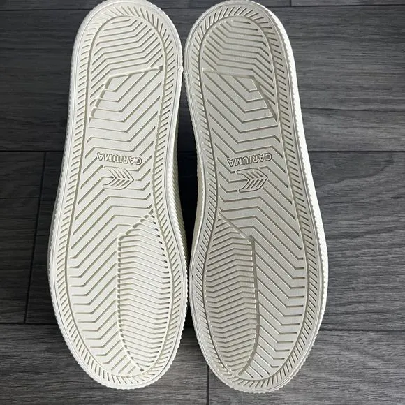 New Cariuma OCA Low Shadow Blue Canvas Sneakers Shoes Womens 8.5 Mens 7‎