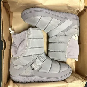 New Chaco Ramble Puff Tall Insulated Winter Boots 11 Ash Gray