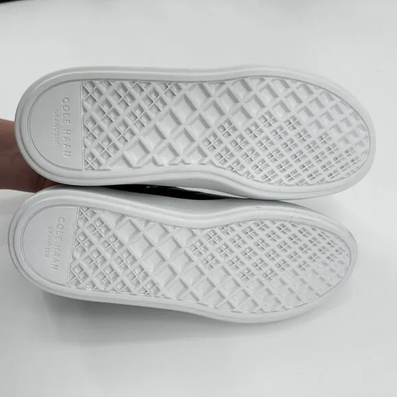 NEW Cole Haan Women's Grand Crosscourt Coaster Sneaker Black Size 8