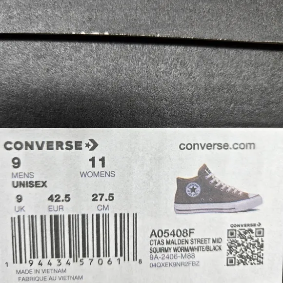 New Converse Chuck Taylor All Star Malden Street Men's Shoes Size 9