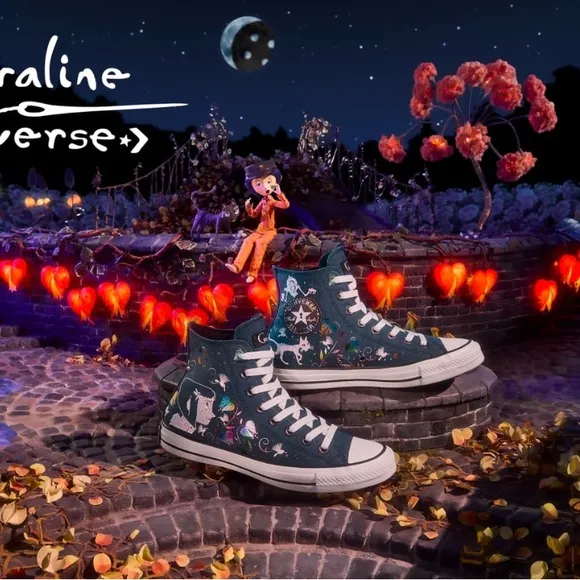 NEW CONVERSE x Coraline Chuck Taylor All Star A12506C Shoes